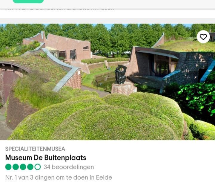 Caravan In Bosrijk Gebied Hotel Zuidlaren Bagian luar foto
